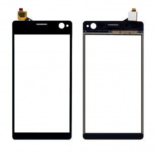 Touch Screen Digitizer For Sony Xperia C4 Dual Black By - Maxbhi Com
