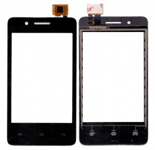 Touch Screen Digitizer For Lava Iris 350 Black By - Maxbhi Com