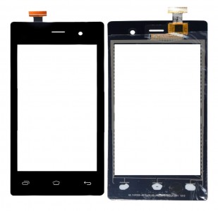 Touch Screen Digitizer For Videocon Infinium Z41 Aire Black By - Maxbhi Com