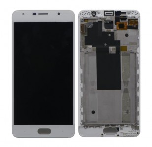 Lcd With Touch Screen For Micromax Evok Dual Note 3gb Ram Gold By - Maxbhi Com