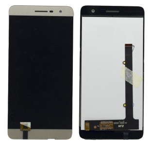 Lcd With Touch Screen For Lava X46 Gold By - Maxbhi Com