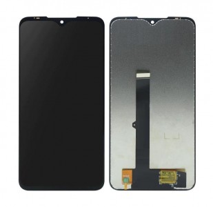 Lcd With Touch Screen For Motorola One Macro Black By - Maxbhi Com