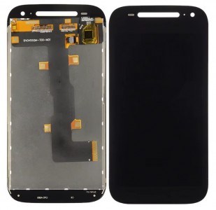 Lcd With Touch Screen For Motorola New Moto E Black By - Maxbhi Com