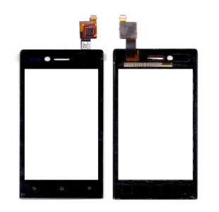 Touch Screen Digitizer For Sony Xperia Miro St23a White By - Maxbhi Com