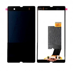 Lcd With Touch Screen For Sony Xperia Z Lt36h Black By - Maxbhi Com