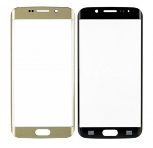Replacement Front Glass For Samsung Galaxy S6 Edge Cdma Gold By - Maxbhi Com