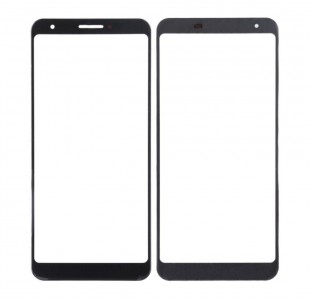 Replacement Front Glass For Google Pixel 3a Black By - Maxbhi Com