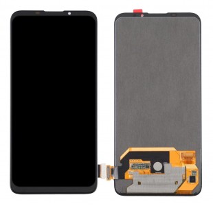 Lcd With Touch Screen For Meizu 16t Black By - Maxbhi Com