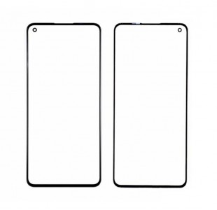 Replacement Front Glass For Oneplus 9r Black By - Maxbhi Com