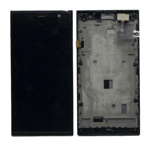 Lcd With Touch Screen For Intex Aqua Fish Black By - Maxbhi Com