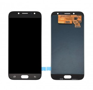 Lcd With Touch Screen For Samsung Galaxy J7 2017 Black By - Maxbhi Com
