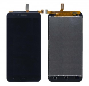 Lcd With Touch Screen For Vivo Y66 Black By - Maxbhi Com