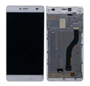 Lcd With Touch Screen For Panasonic P71 White By - Maxbhi Com