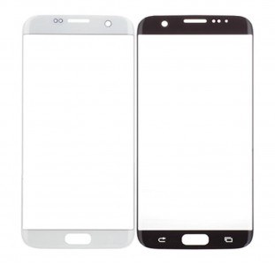 Replacement Front Glass For Samsung Galaxy S7 Edge Cdma White By - Maxbhi Com