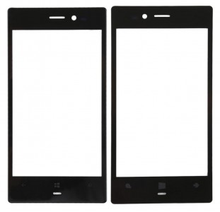Replacement Front Glass For Nokia Lumia 928 Black By - Maxbhi Com