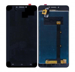 Lcd With Touch Screen For Micromax Bharat 5 Plus Black By - Maxbhi Com