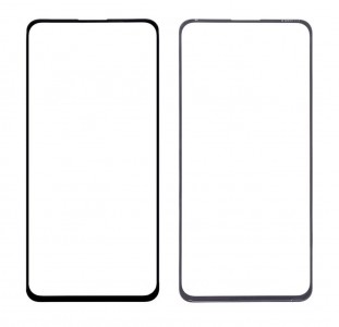 Replacement Front Glass For Vivo X27 Black By - Maxbhi Com