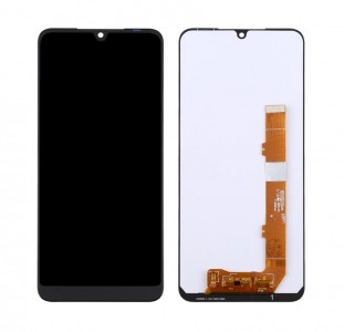 Lcd With Touch Screen For Vodafone Smart V10 Black By - Maxbhi Com