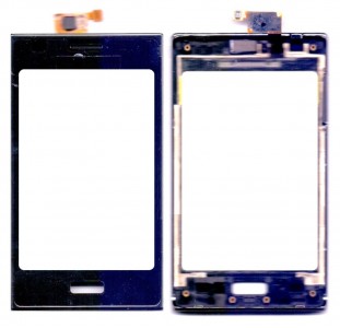 Touch Screen Digitizer For Lg Optimus L5 Dual E612 Black By - Maxbhi Com