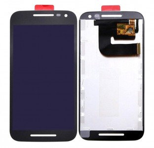 Lcd With Touch Screen For Motorola Moto G Turbo Edition Black By - Maxbhi Com