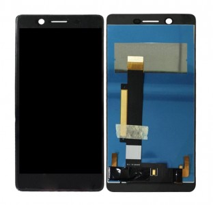 Lcd With Touch Screen For Nokia 7 Black By - Maxbhi Com