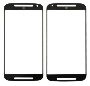 Replacement Front Glass For Moto E 2nd Genblack By - Maxbhi Com