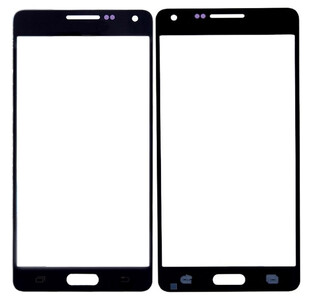 Replacement Front Glass For Samsung Galaxy A5 A500yz Black By - Maxbhi Com