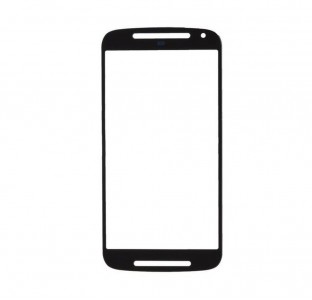Replacement Front Glass For Motorola New Moto G 2nd Gen Black By - Maxbhi.com