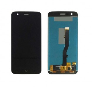Lcd With Touch Screen For Zte Blade V8 Black By - Maxbhi Com