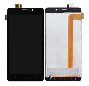 Lcd With Touch Screen For Blackview A8 Max Black By - Maxbhi Com
