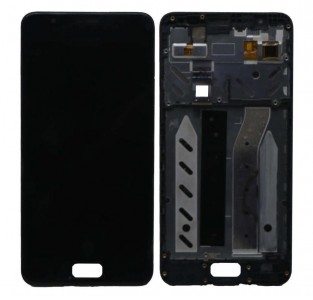 Lcd With Touch Screen For Panasonic Eluga Ray 500 Black By - Maxbhi Com