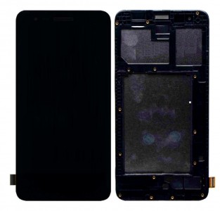 Lcd With Touch Screen For Lg K7 2017 Black By - Maxbhi Com