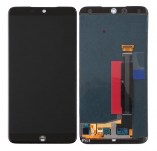 Lcd With Touch Screen For Meizu 15 Black By - Maxbhi Com