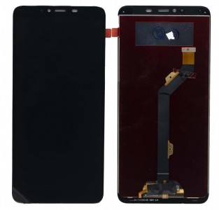 Lcd With Touch Screen For Tecno Mobile Spark 2 Black By - Maxbhi Com