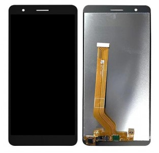 Lcd With Touch Screen For Nokia C02 Black By - Maxbhi Com