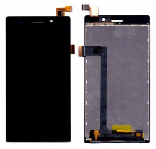 Lcd With Touch Screen For Karbonn Titanium Octane Plus Black By - Maxbhi Com