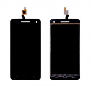 Lcd With Touch Screen For Micromax A120 Canvas 2 Colors Black By - Maxbhi Com