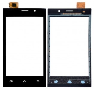 Touch Screen Digitizer For Intex Aqua Virturbo Champagne By - Maxbhi Com