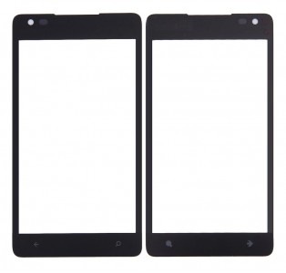 Replacement Front Glass For Nokia Lumia 900 Rm823 White By - Maxbhi Com