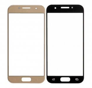 Replacement Front Glass For Samsung Galaxy A3 2017 Gold By - Maxbhi Com