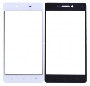 Replacement Front Glass For Oppo R7 Lite Golden By - Maxbhi Com