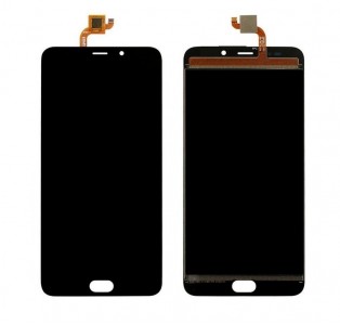 Lcd With Touch Screen For Leagoo M7 Black By - Maxbhi Com