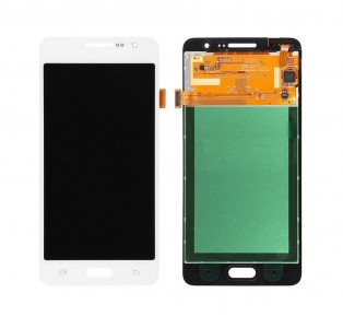 Lcd With Touch Screen For Samsung Galaxy Grand Prime Smg530f White By - Maxbhi Com