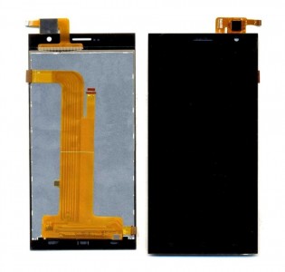 Lcd With Touch Screen For Karbonn Titanium Dazzle 3 S204 Black By - Maxbhi Com