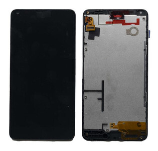 Lcd With Touch Screen For Microsoft Lumia 640 Lte Black By - Maxbhi Com