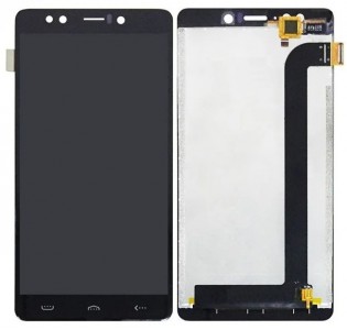 Lcd With Touch Screen For Homtom Ht10 Black By - Maxbhi Com