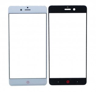Replacement Front Glass For Zte Nubia Z11 Minis White By - Maxbhi Com