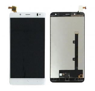 Lcd With Touch Screen For Bq Aquaris V White By - Maxbhi Com