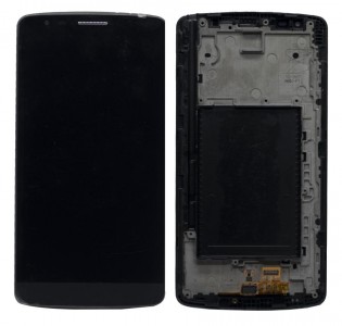 Lcd With Touch Screen For Lg G3 Stylus D690 Black By - Maxbhi Com