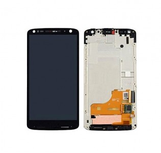 Lcd With Touch Screen For Motorola Droid Turbo 2 Black By - Maxbhi Com